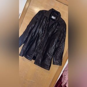 Gentle leather jacket